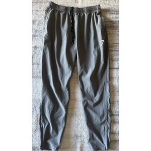 Gymshark Gray Athletic Sporty Athleisure Arrival Woven Joggers Size Medium